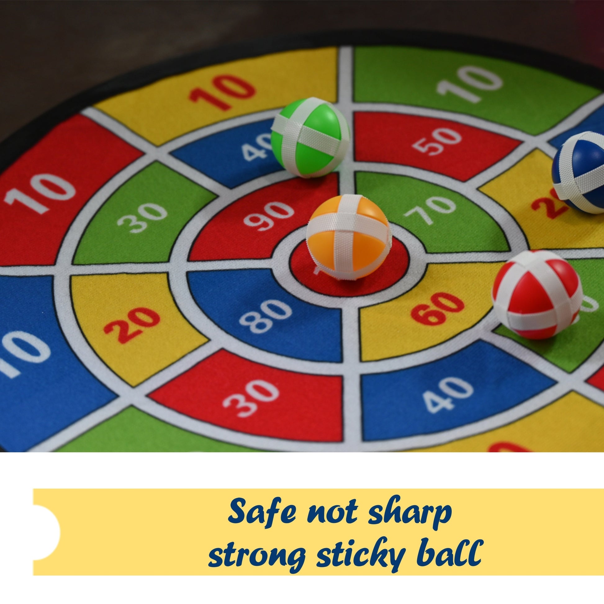 Sticky Dart Ball Set - Interactive Family Dart Board Game for Indoors and Outdoors