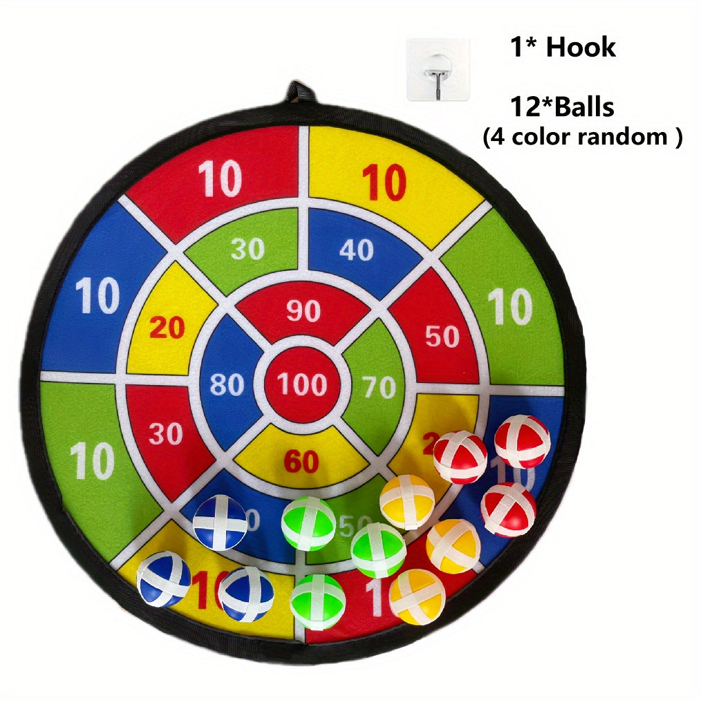 Sticky Dart Ball Set - Interactive Family Dart Board Game for Indoors and Outdoors