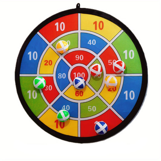 Sticky Dart Ball Set - Interactive Family Dart Board Game for Indoors and Outdoors