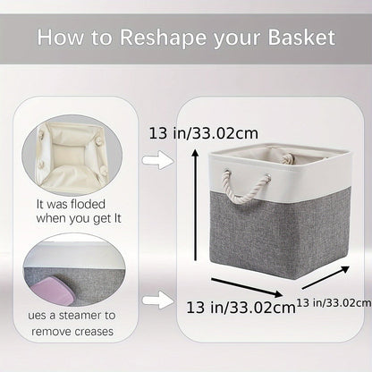 Stylish Storage Basket - Sturdy Organization for Any Room