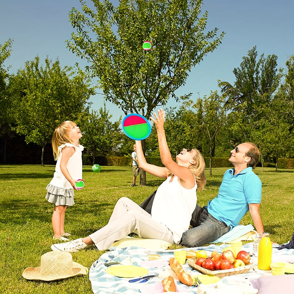 Throwing and Catching Ball Set - Classic Outdoor Fun for Families and Children