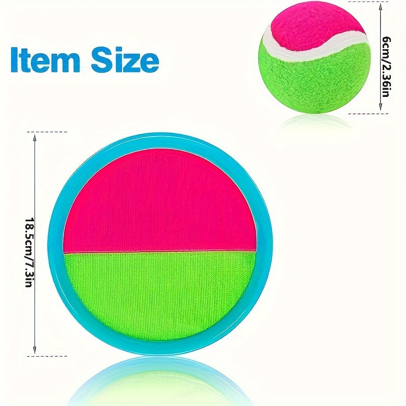 Throwing and Catching Ball Set - Classic Outdoor Fun for Families and Children