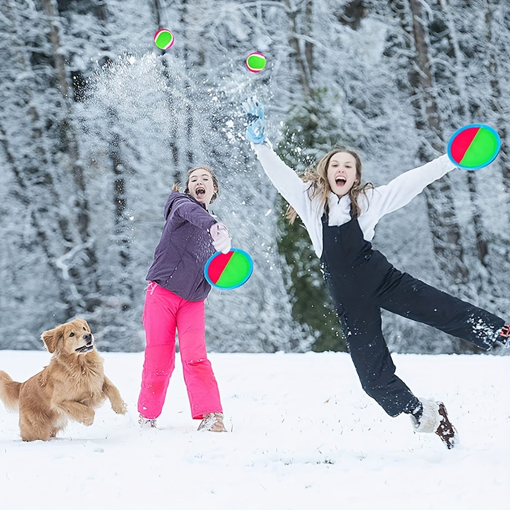 Throwing and Catching Ball Set - Classic Outdoor Fun for Families and Children