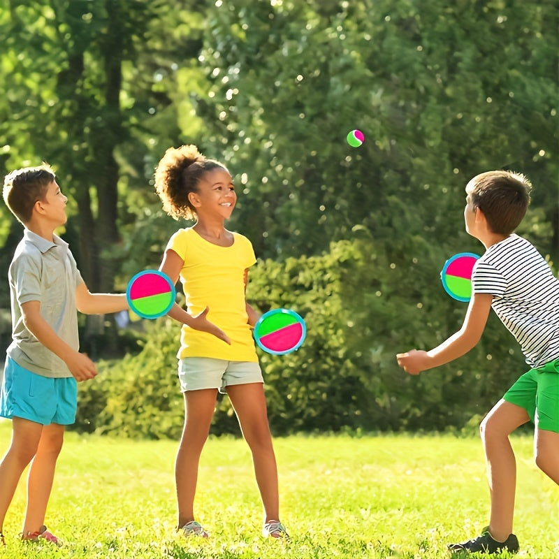 Throwing and Catching Ball Set - Classic Outdoor Fun for Families and Children