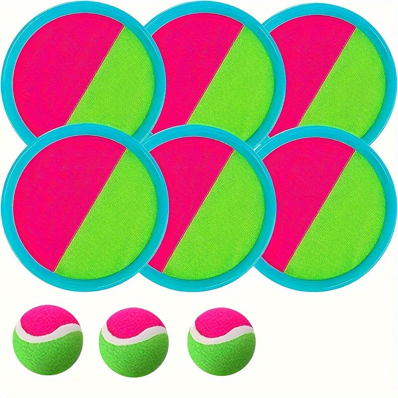 Throwing and Catching Ball Set - Classic Outdoor Fun for Families and Children