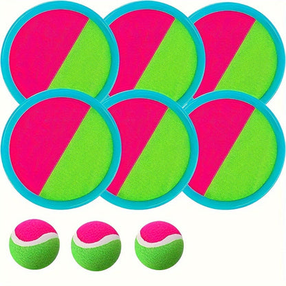 Throwing and Catching Ball Set - Classic Outdoor Fun for Families and Children