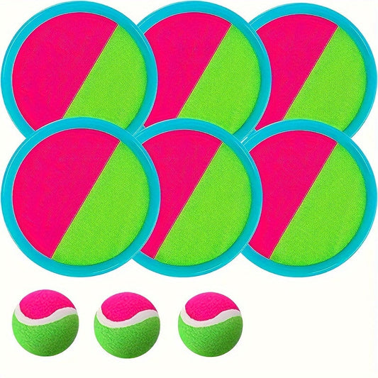 Throwing and Catching Ball Set - Classic Outdoor Fun for Families and Children