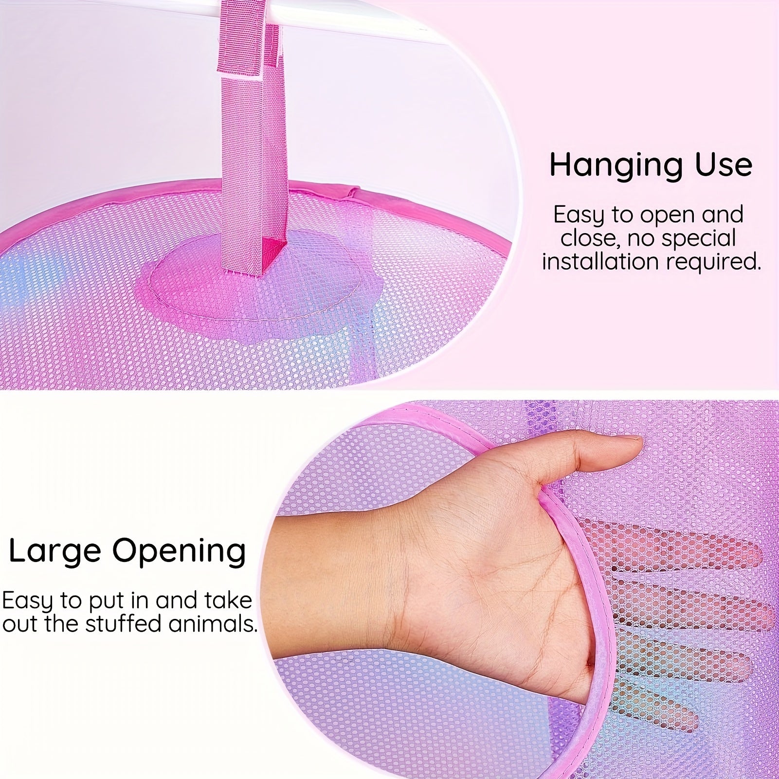 TidyTower 4-Layer Storage Net - Space Saving and Multifunctional