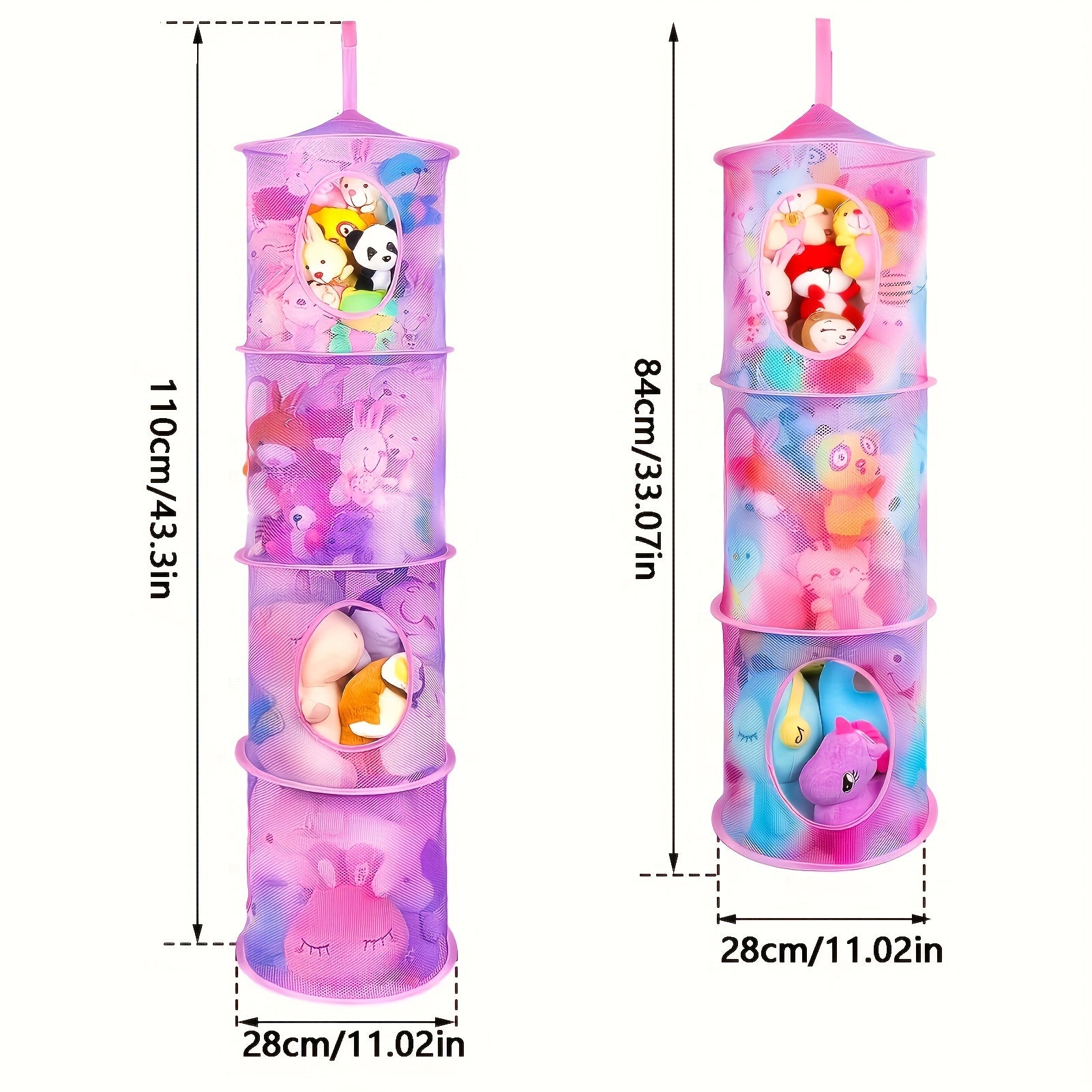 TidyTower 4-Layer Storage Net - Space Saving and Multifunctional