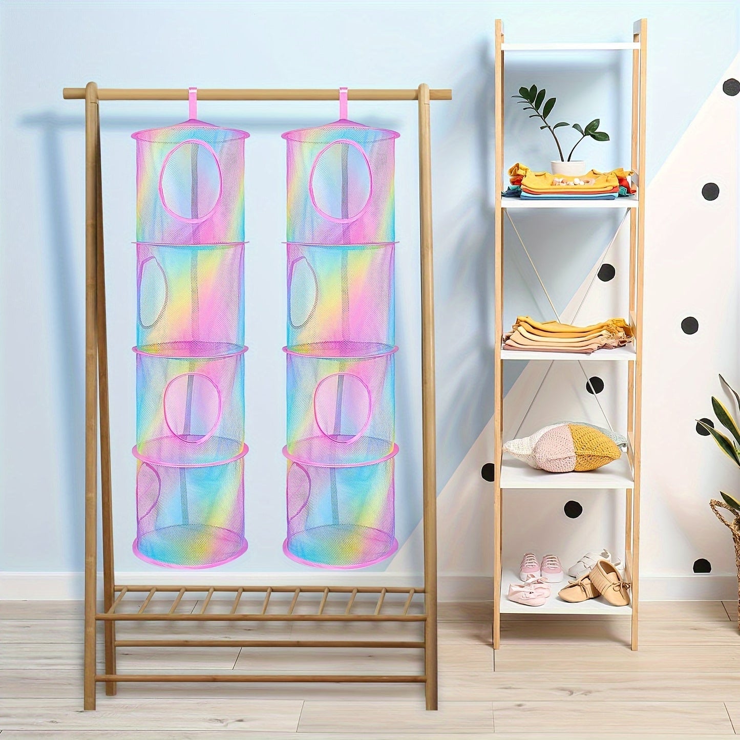 TidyTower 4-Layer Storage Net - Space Saving and Multifunctional