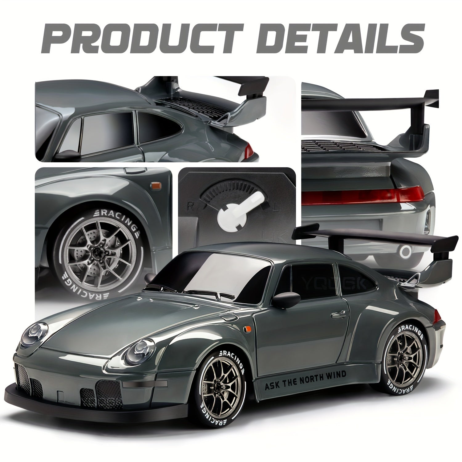 Ultimate Drift Racer 1:24 - RC Car with Lighted Wheels