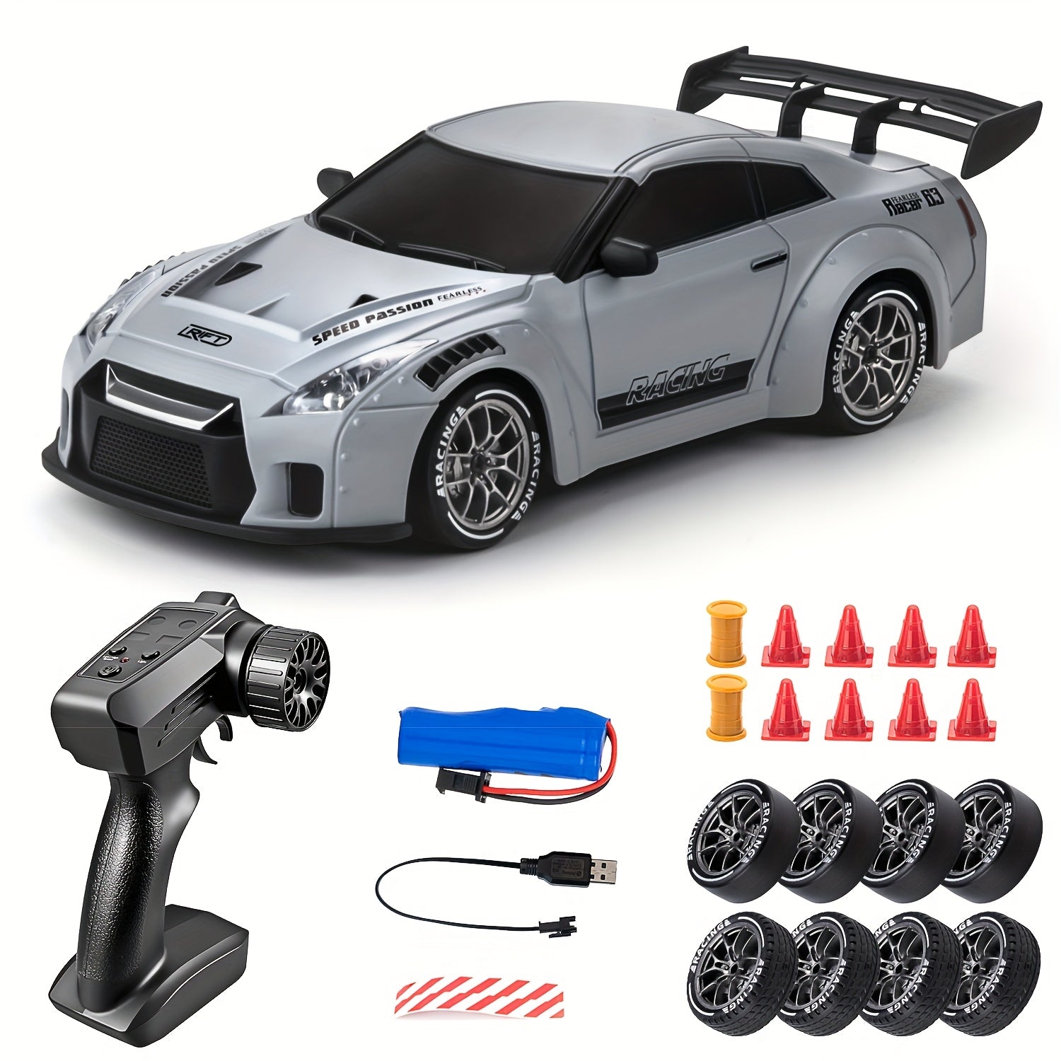 Ultimate Drift Racer 1:24 - RC Car with Lighted Wheels