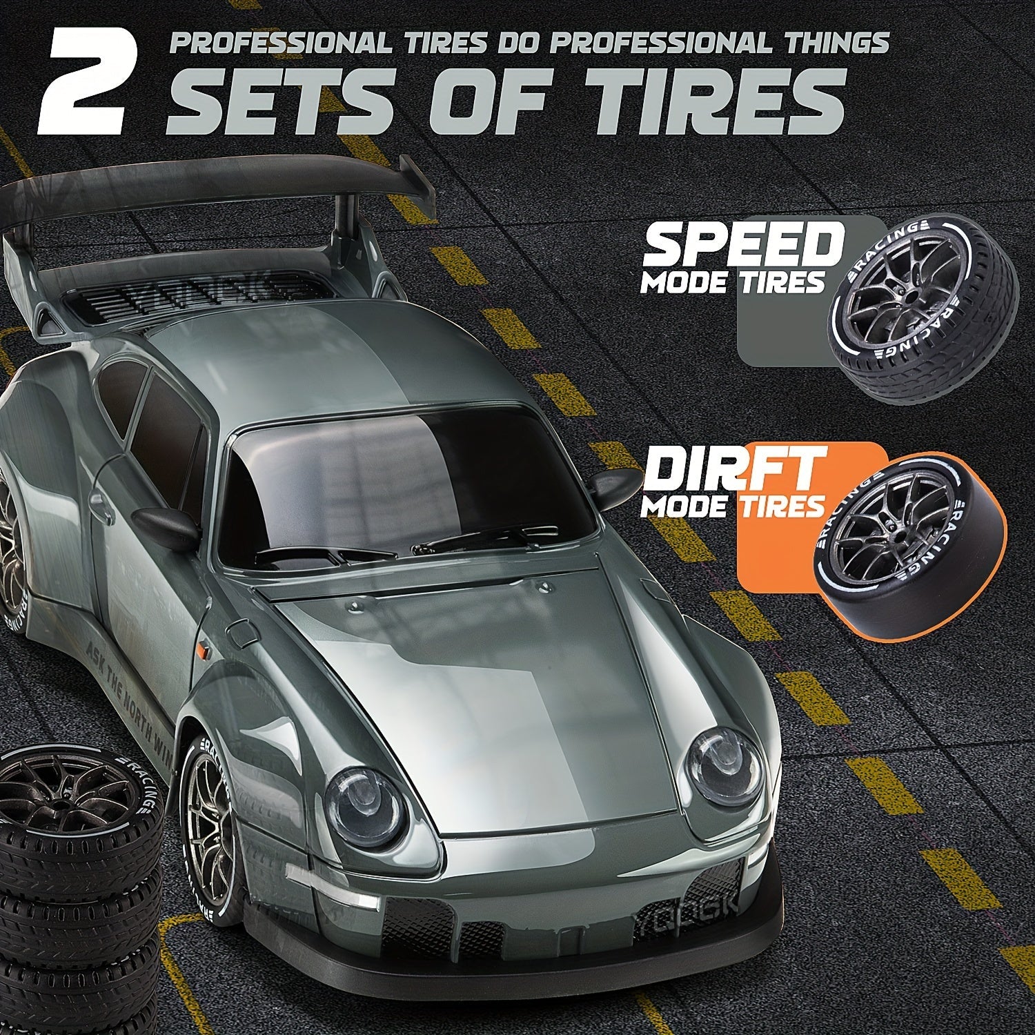 Ultimate Drift Racer 1:24 - RC Car with Lighted Wheels