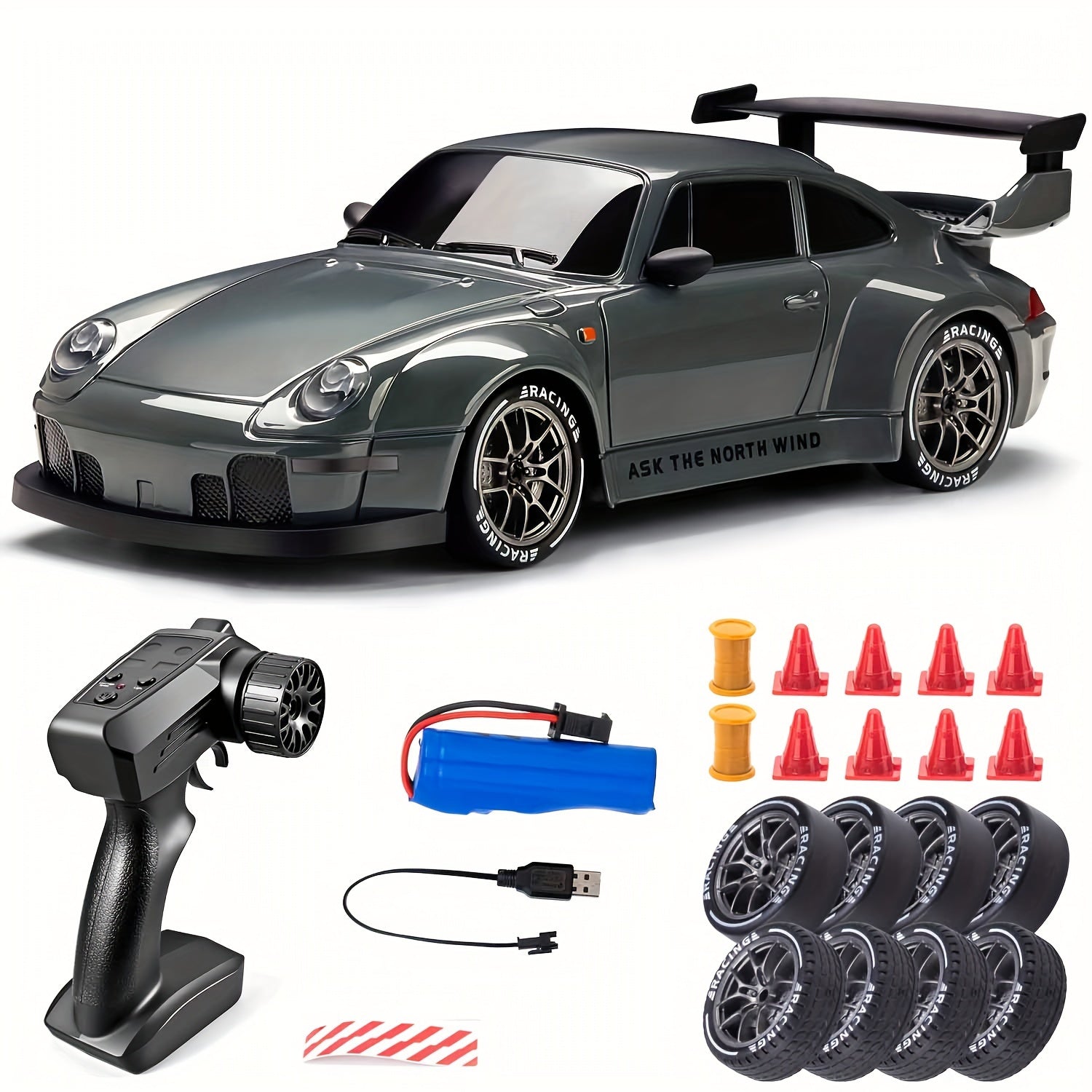 Ultimate Drift Racer 1:24 - RC Car with Lighted Wheels