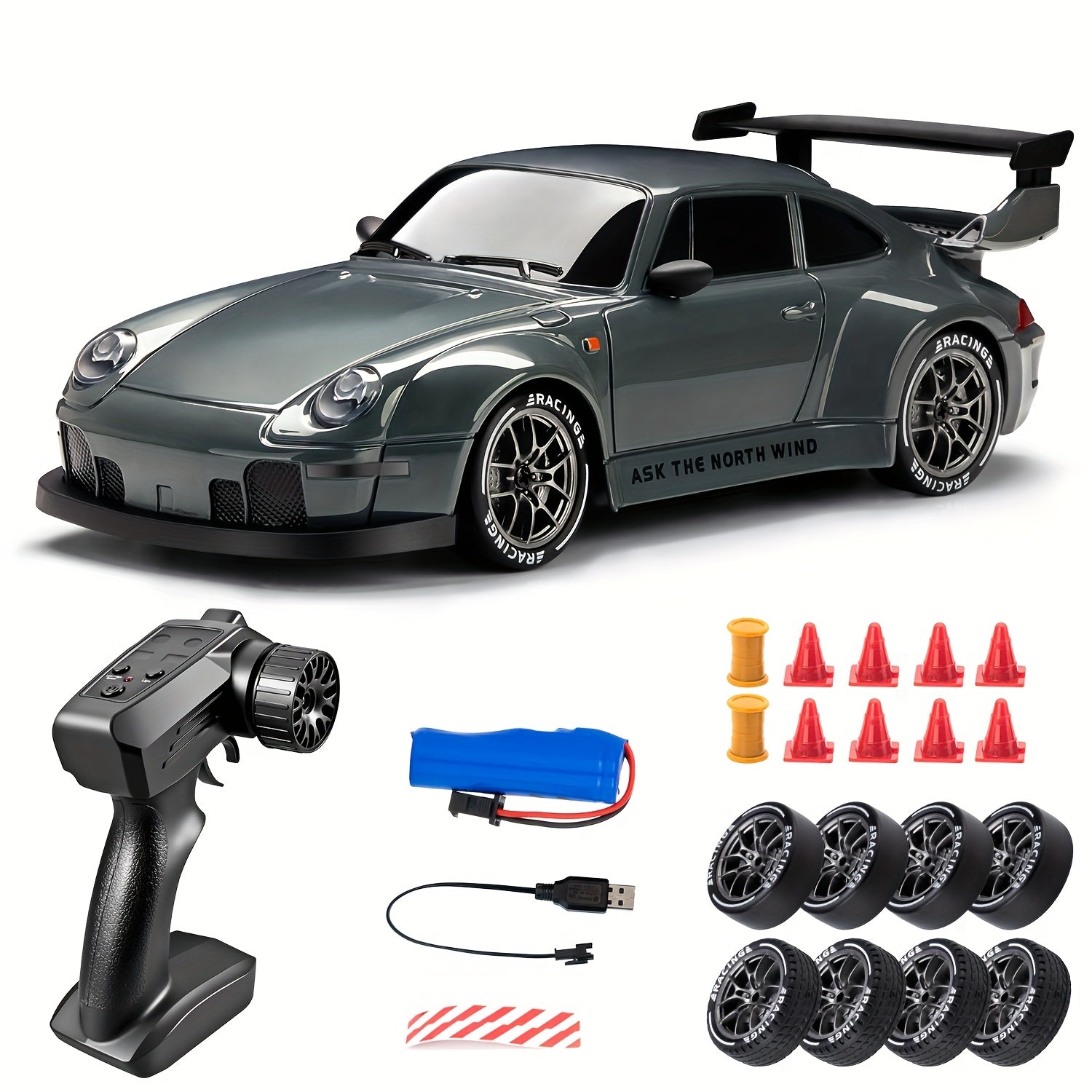 Ultimate Drift Racer 1:24 - RC Car with Lighted Wheels