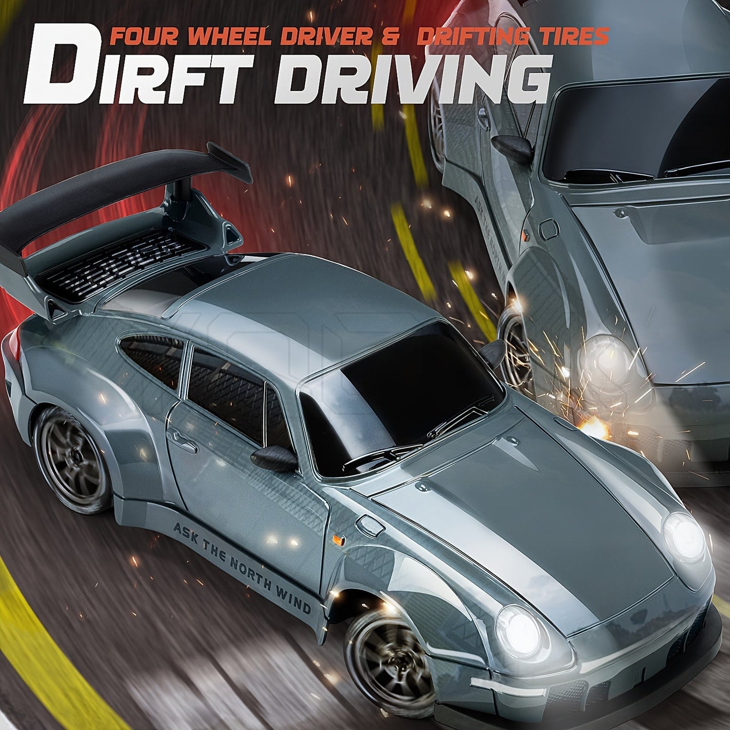 Ultimate Drift Racer 1:24 - RC Car with Lighted Wheels
