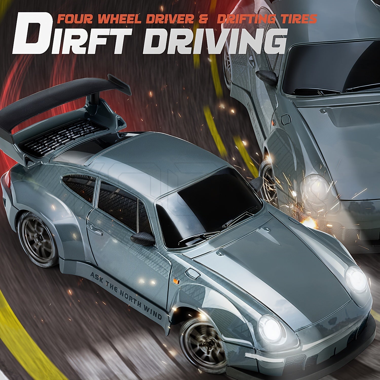 Ultimate Drift Racer 1:24 - RC Car with Lighted Wheels