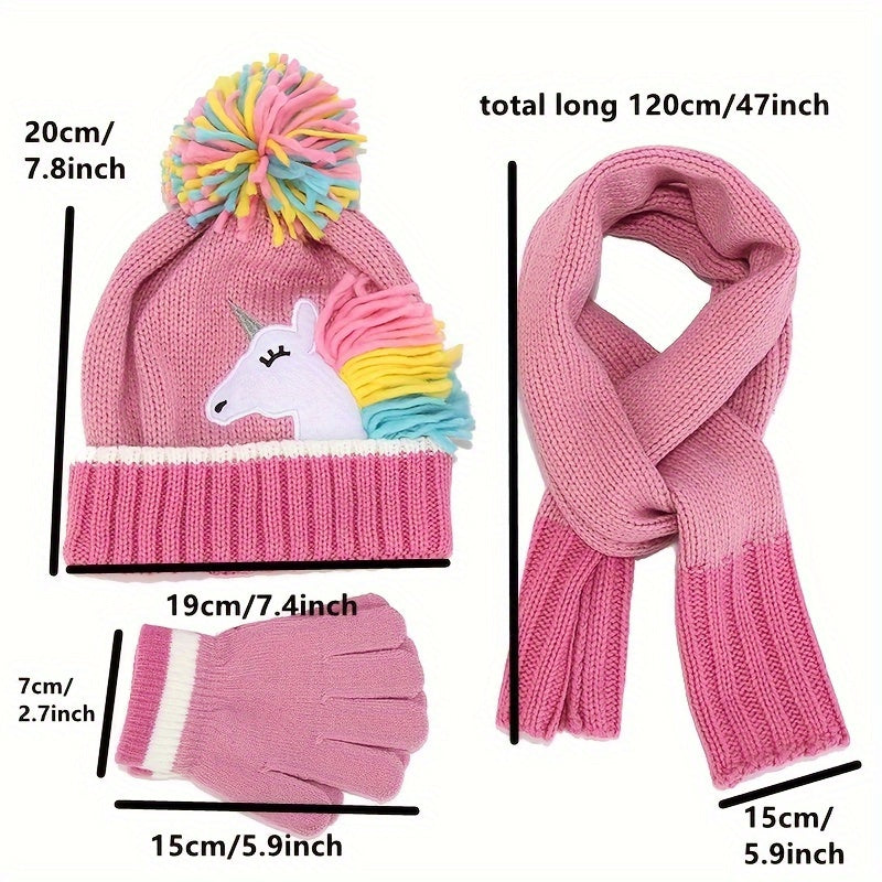Unicorn Winter Set for Small Kids - For Warm and Playful Winter Days