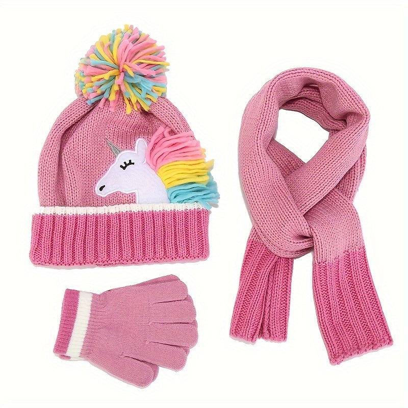 Unicorn Winter Set for Small Kids - For Warm and Playful Winter Days