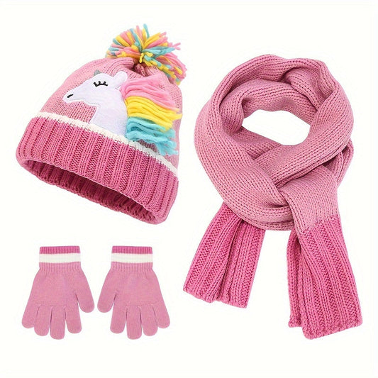 Unicorn Winter Set for Small Kids - For Warm and Playful Winter Days