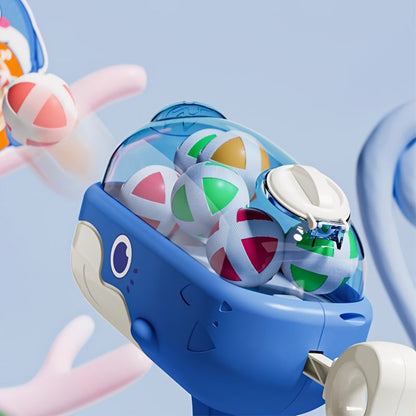 Whale Shaped Pop Bubble Toy – Fun with Colorful Balls
