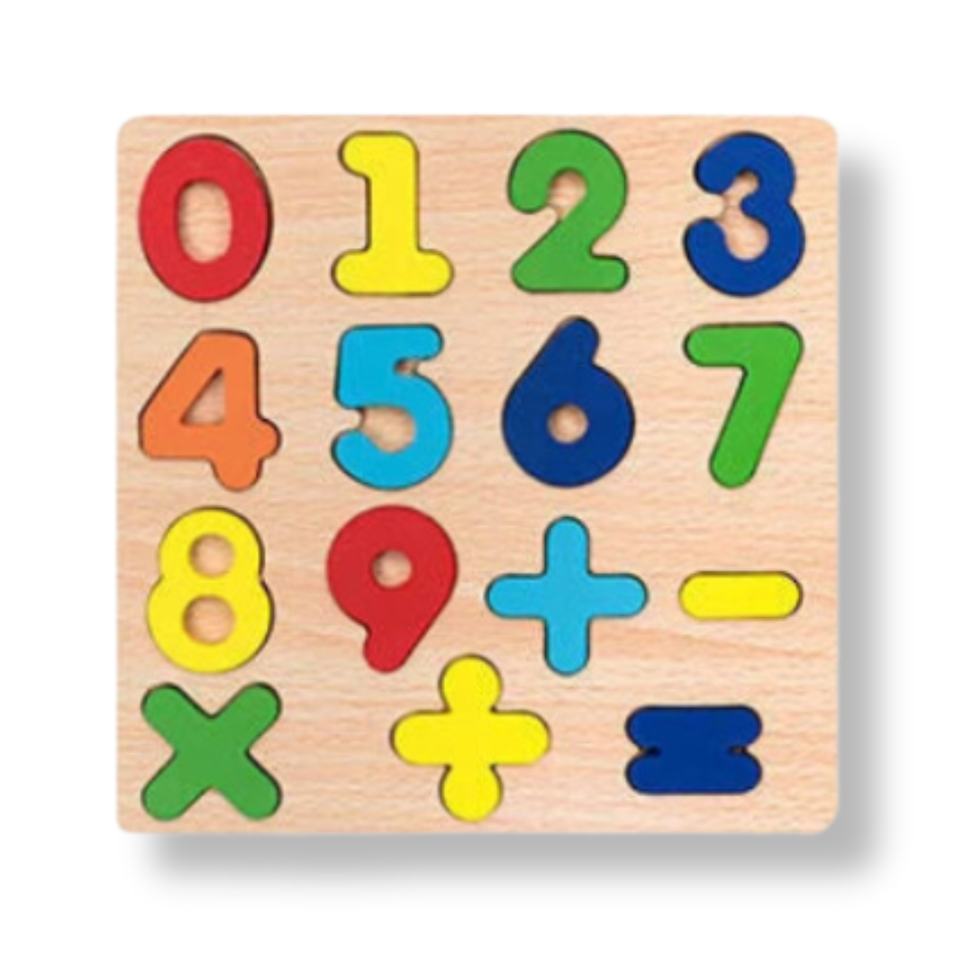 Wooden Puzzles - Alphabet and Numbers