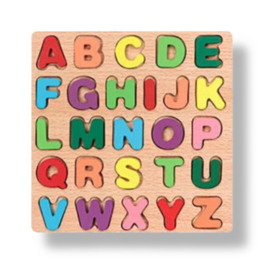 Wooden Puzzles - Alphabet and Numbers